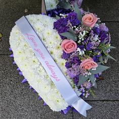 Purple mix based heart