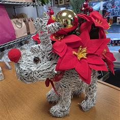 Christmas reindeer display