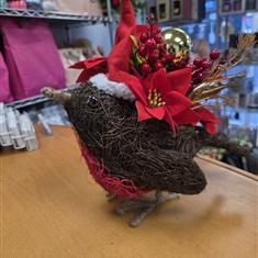 Christmas Robin display 