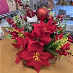 Small basket arrangement artificial 